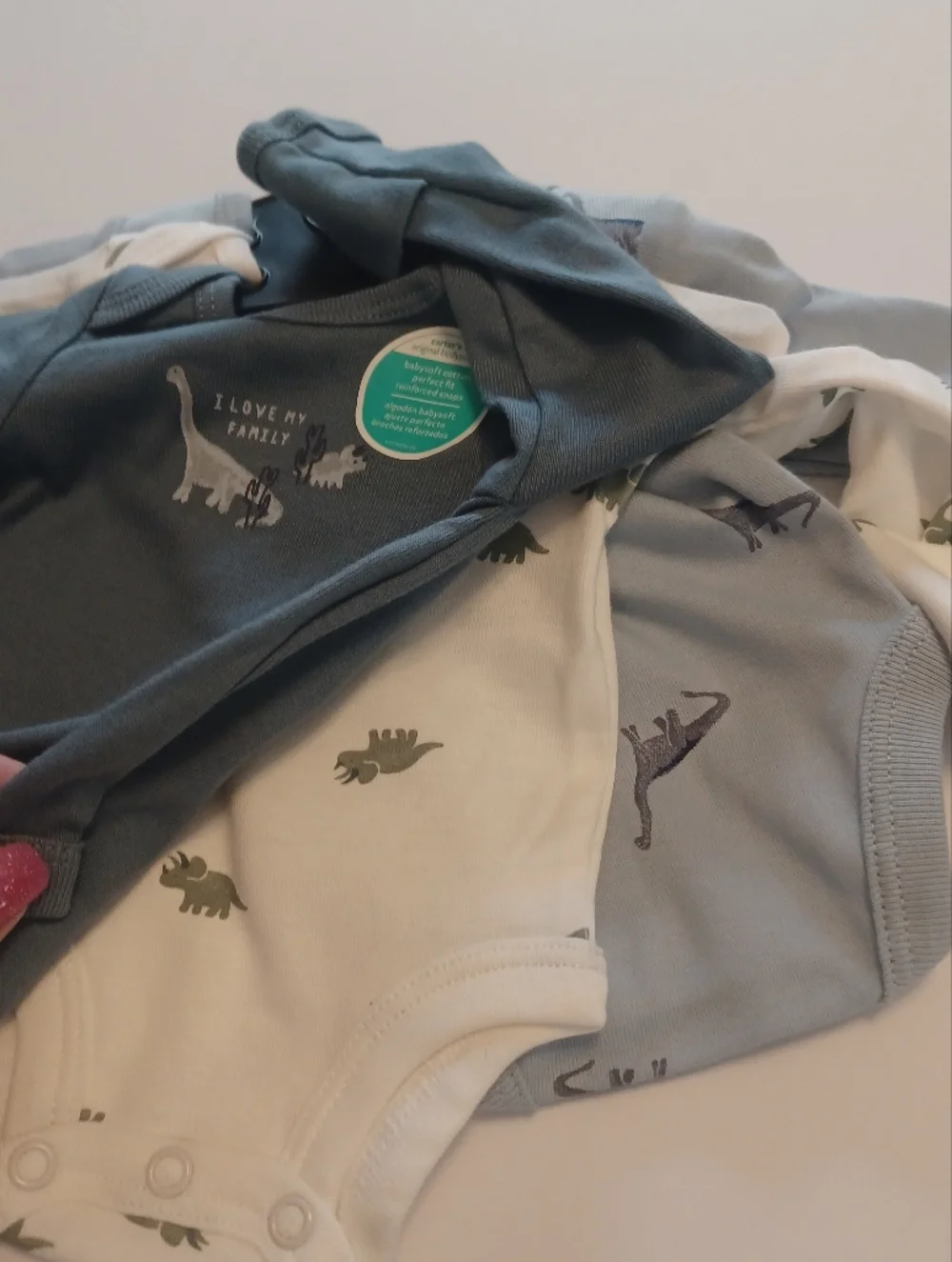Carter's Lot Of 6 Onesies Boys Preemie